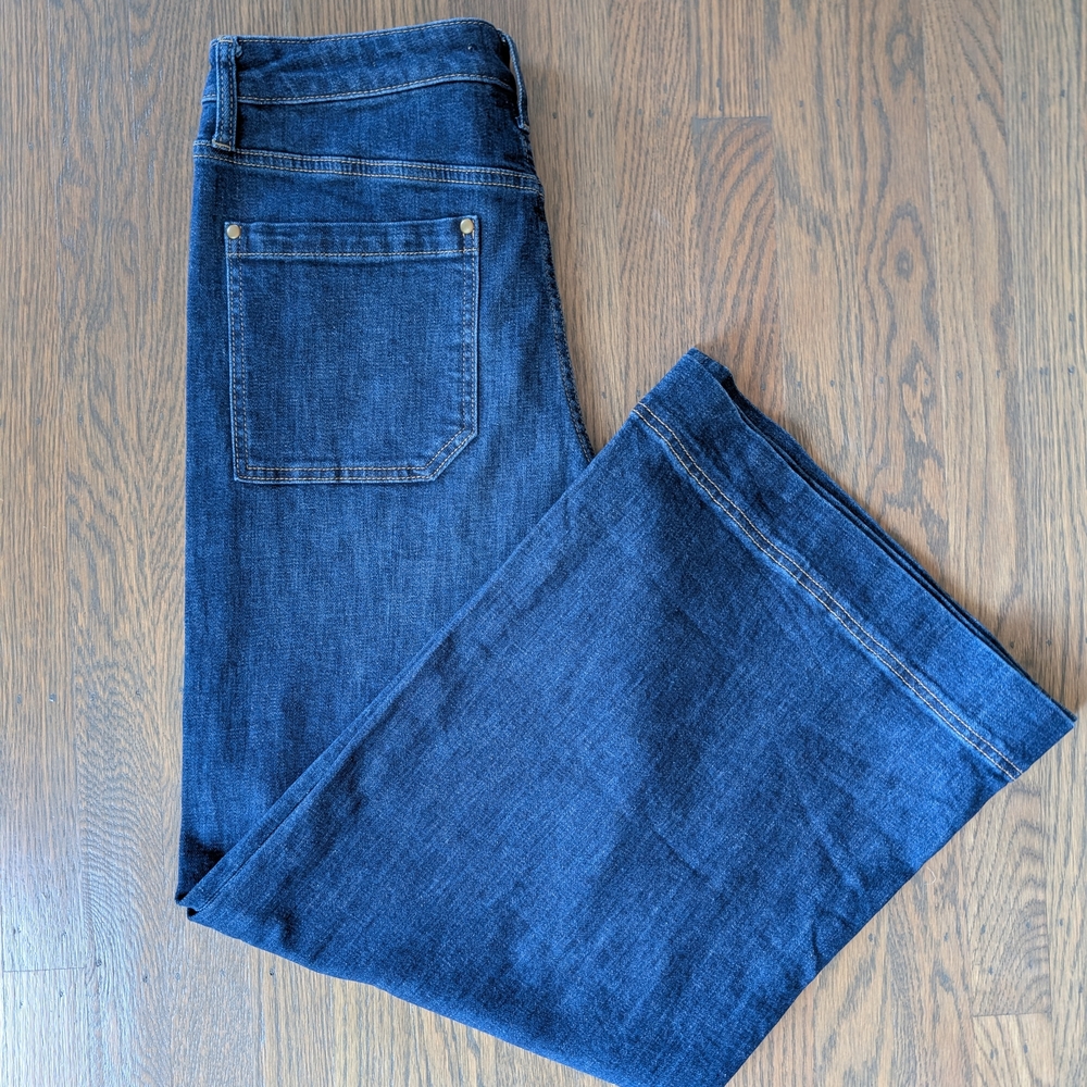 Maeve Jada Blue Wide Leg Jeans